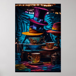 Poster Chapéus de Mad Hatter
