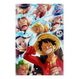 Pôster Chapéus de Palha de One Piece Wano