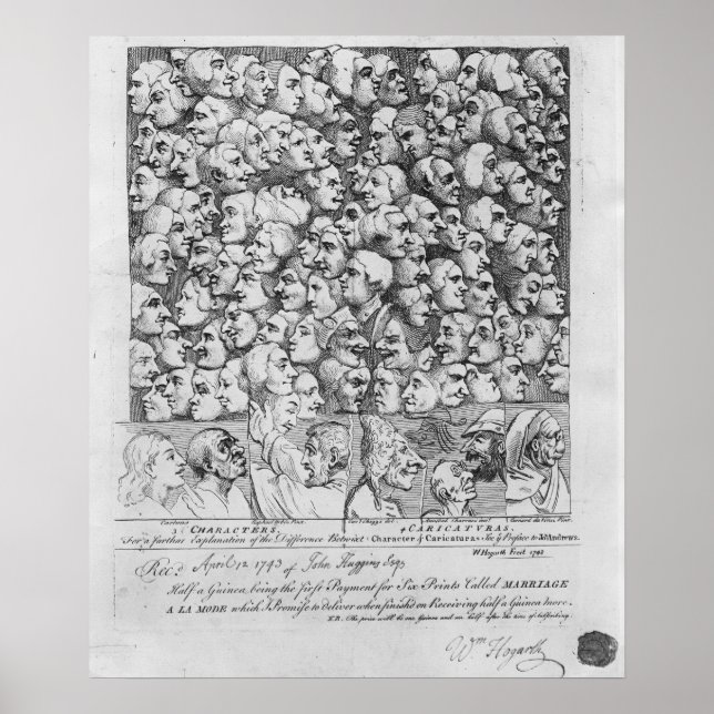 Poster Characters and Caricatures (Frente)