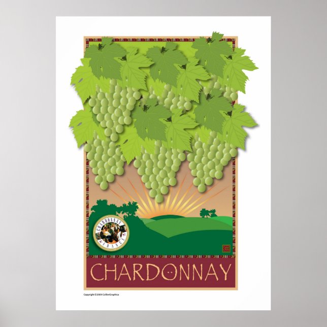 Poster Chardonnay-Impressão (Frente)