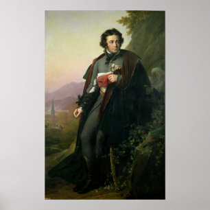 Poster Charles-Artus de Bonchamps 1824