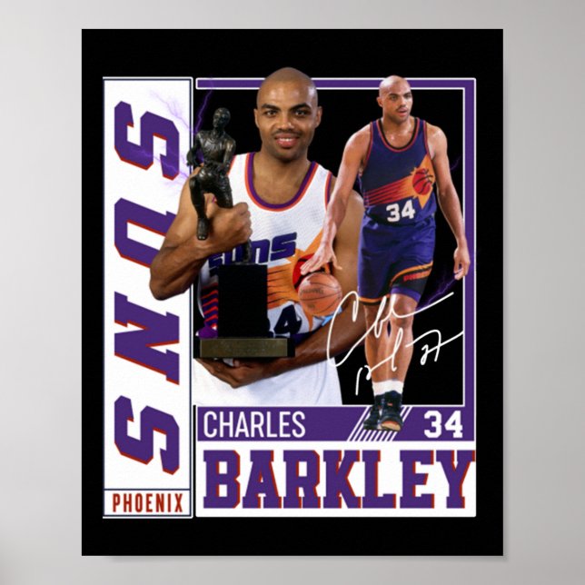 Poster Charles Barkley O Sinalizador Da Lenda Chuck Basbo (Frente)