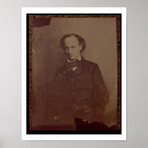 Pôster Charles Baudelaire (1820-1867), poeta francês,
