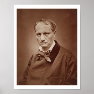 Pôster Charles Baudelaire (1821-67), poeta francês,
