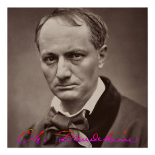Pôster Charles Baudelaire Poster