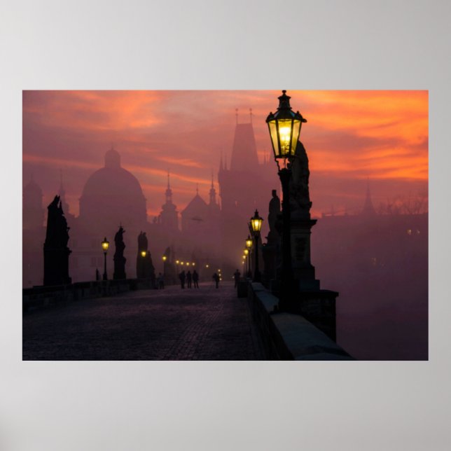 Poster Charles Bridge Praga (Frente)