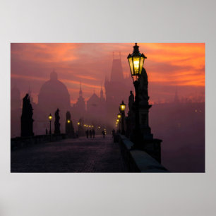 Poster Charles Bridge Praga