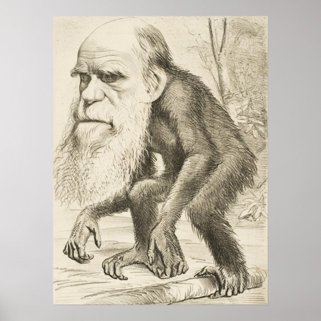 Poster Charles Darwin (Frente)