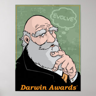 Pôster Charles Darwin's Advice
