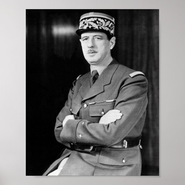 Poster Charles De Gaulle (Frente)