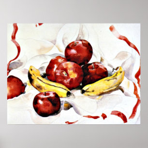 Poster Charles Demuth - Maçãs e Bananas