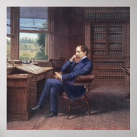 Charles Dickens em seu estudo
