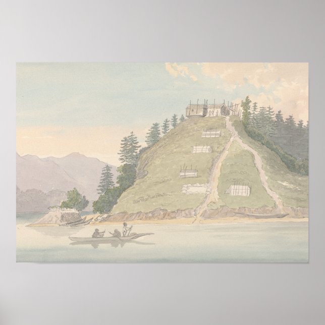 Poster Charles Hamilton Smith - Aldeia do Índio Amigo (Frente)