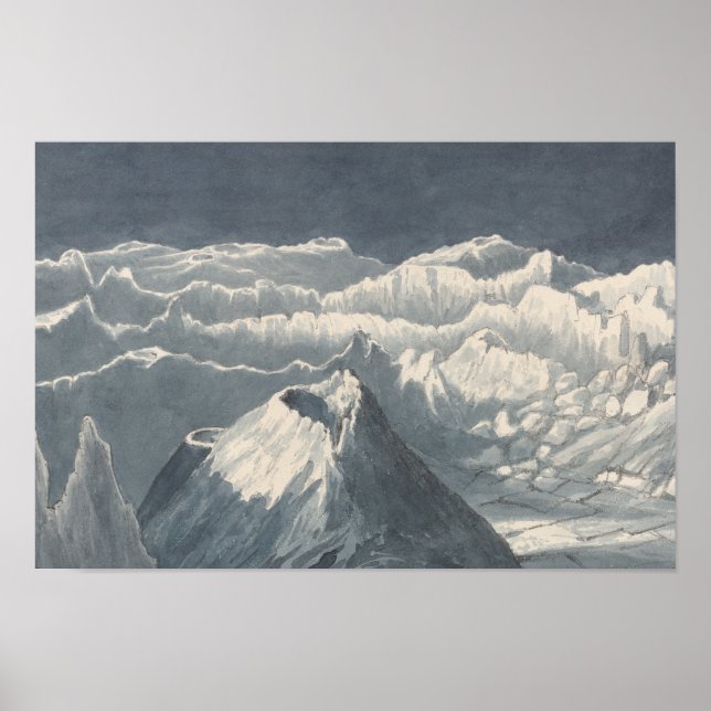 Poster Charles Hamilton Smith - Cratera lunar (Frente)