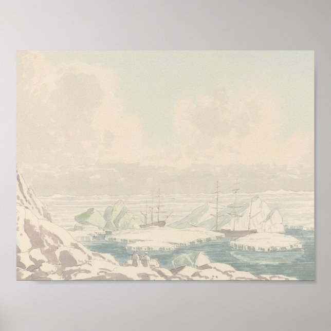 Poster Charles Hamilton Smith - Hecla e Griper (Frente)