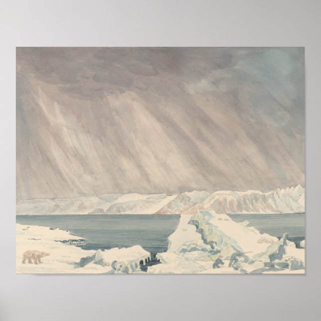 Poster Charles Hamilton Smith - Spitzbergen, Bearing (Frente)