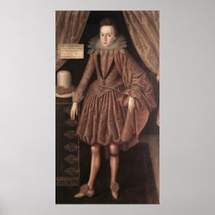 Pôster Charles I as Prince of Wales, c.1612-13