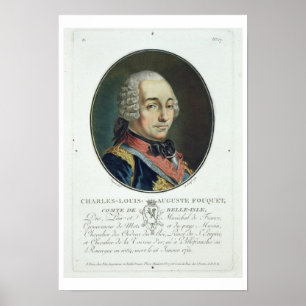 Pôster Charles-Louis-Auguste Fouquet (1684-1761) 'do Po