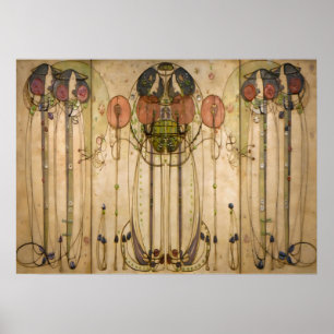 Poster Charles Mackintosh - The Wassail