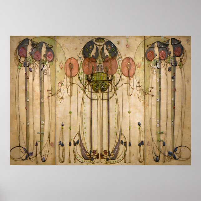 Poster Charles Mackintosh - The Wassail (Frente)