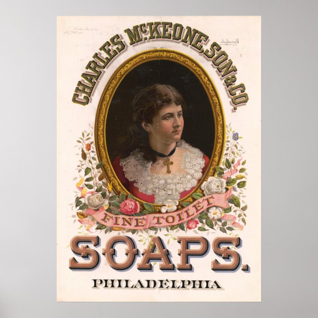 Poster Charles McKeone, Son & Co., Antiguamente Soap Ad (Frente)