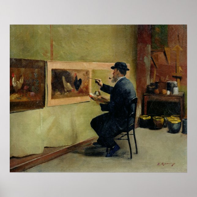 Poster Charles Philippe Gevens, sogro do artista (Frente)