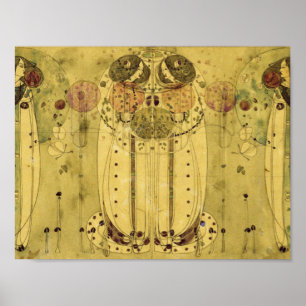 Poster Charles Rennie Mackintosh - The Wassail