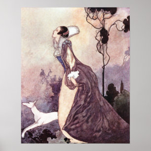 Pôster Charles Robinson - Vintage Elizabethan Lady