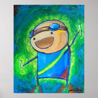 Pôster Charles the Raver 24x30"