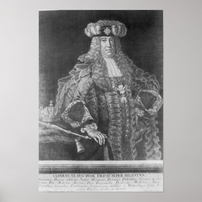 Pôster Charles VI , Santo Imperador Romano (Frente)