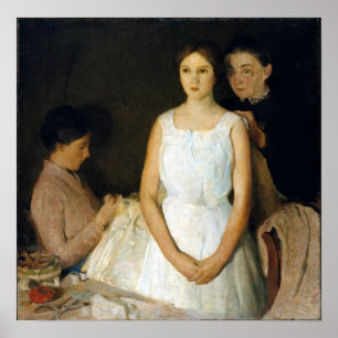 Poster Charles W. Hawthorne The Trousseau
