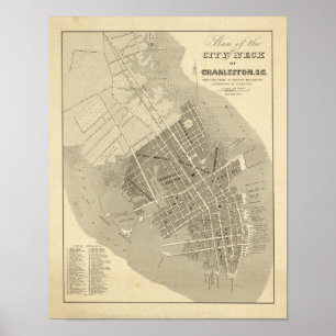 Pôster Charleston, Carolina do Sul