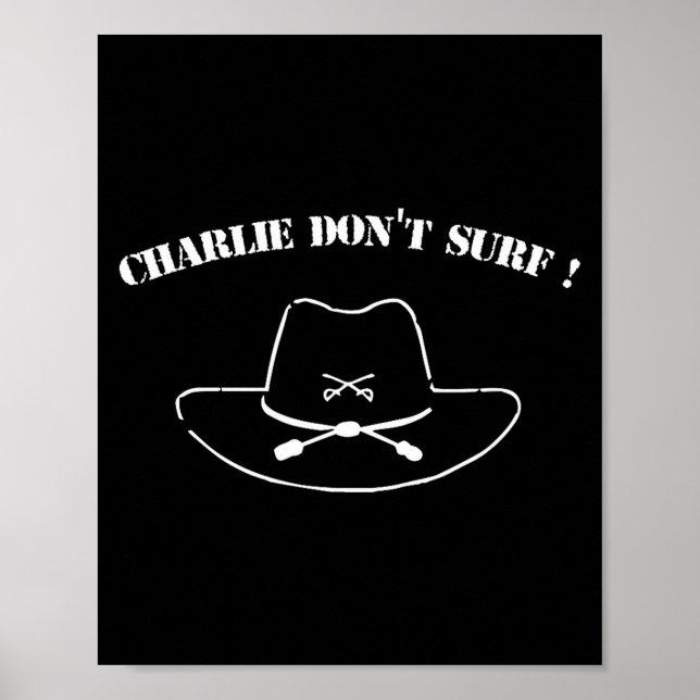 Poster Charlie Don't Surf !  (Frente)
