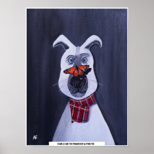 Poster Charlie e a pintura do Monarca por Alfred Fox