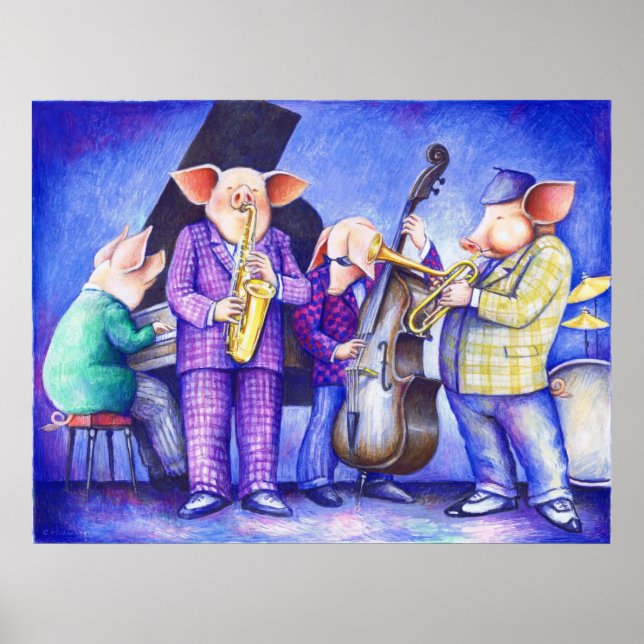 Pôster Charlie Porker e seus "All Sties" (Frente)