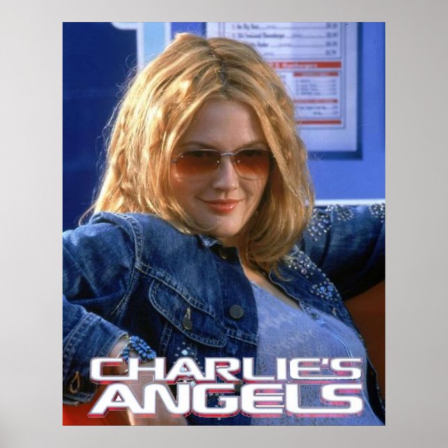Poster Charlie's Angels Drew Barrymore (Frente)