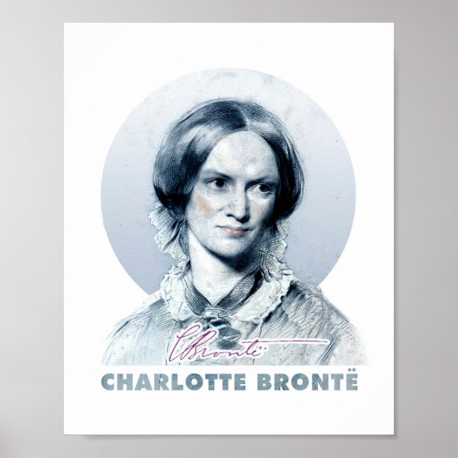 Poster Charlotte Bronte Richmond - Retrato de Pintura (Frente)