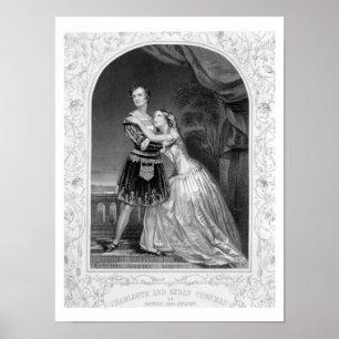 Pôster Charlotte e Susan Cushman como Romeo e Juliet, A