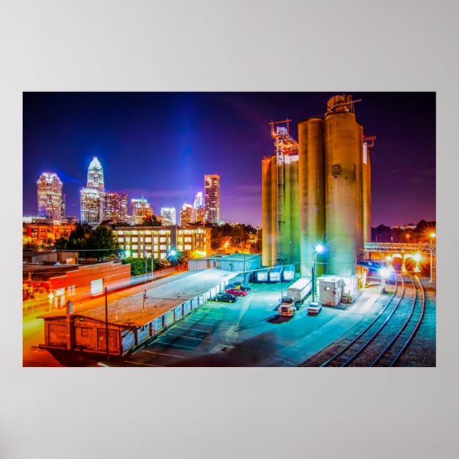 Poster Charlotte, NC (Frente)