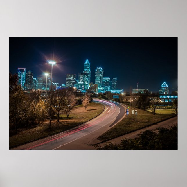 Poster Charlotte, NC (Frente)