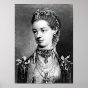 Poster Charlotte, Rainha da Grã-Bretanha Excelente - Thom