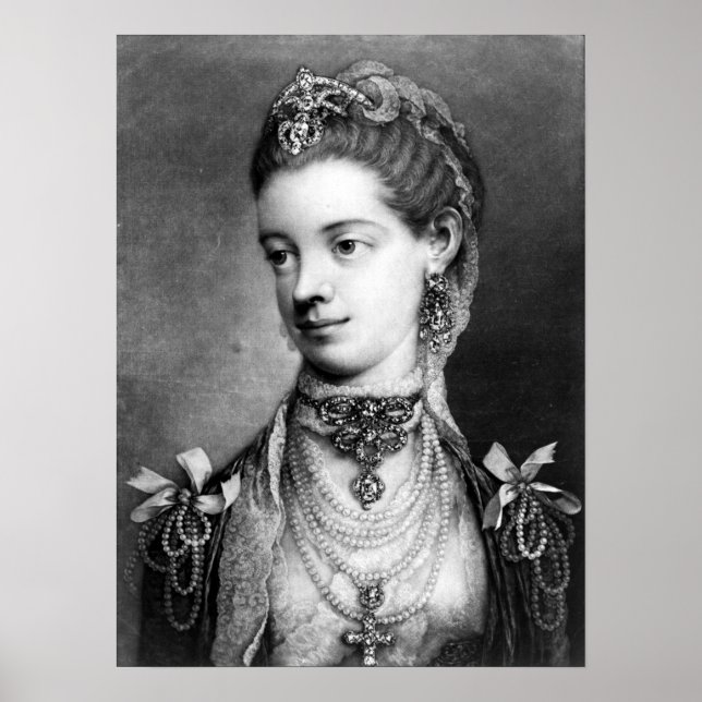 Poster Charlotte, Rainha da Grã-Bretanha Excelente - Thom (Frente)