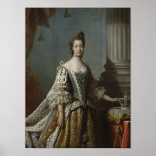 Poster Charlotte Sophia de Mecklenburg-Strelitz, 1762