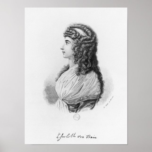 Pôster Charlotte von Caneca de cerveja, nascer von Schard (Frente)