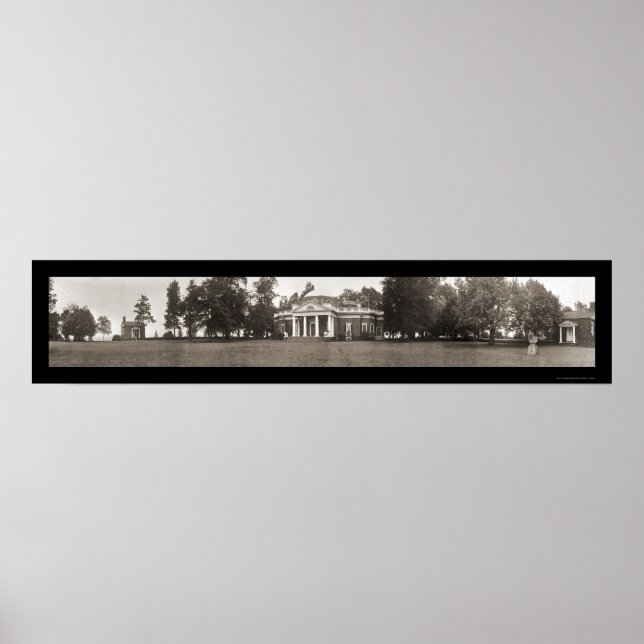 Pôster Charlottesville VA Foto 1911 (Frente)