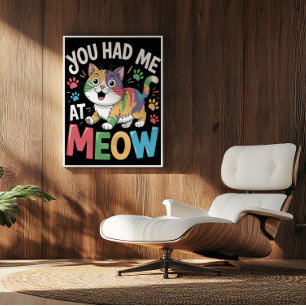 Poster Charm Feline Instantâneo