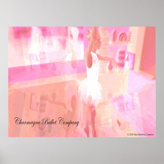 Poster Charmagne Balé Company (Frente)