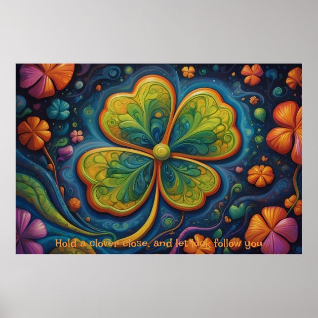 Poster Charme de Clover: Uma Viagem de Sorte (Frente)