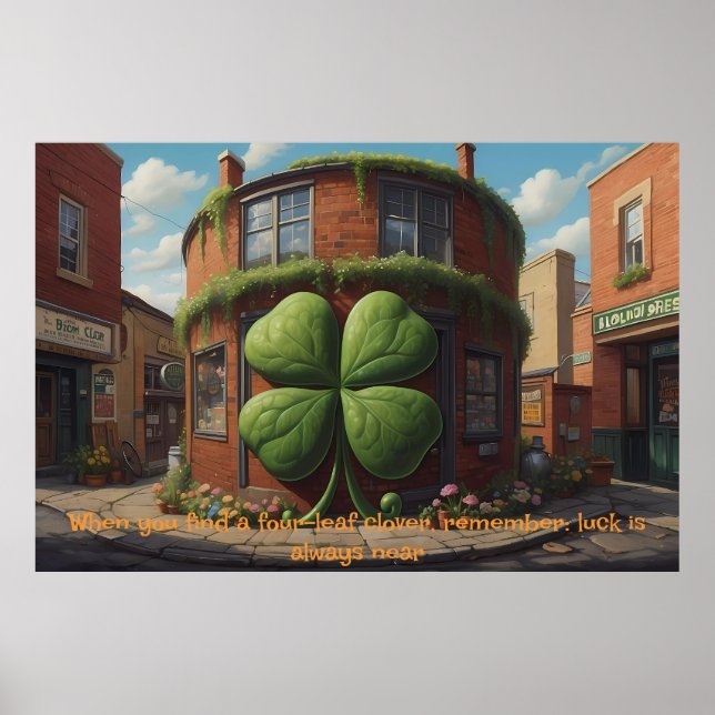 Poster Charme de Clover: Uma Viagem de Sorte (Frente)