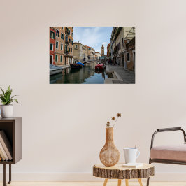 Poster Charming Cannaregio Canal Venice Italy